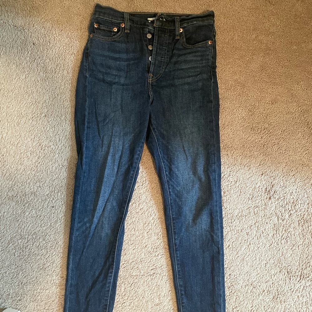 Levi’s wedgie skinny dark blue - Picture 2 of 3